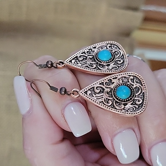 Ariat Jewelry - Copper Cowgirl Drop Earrings